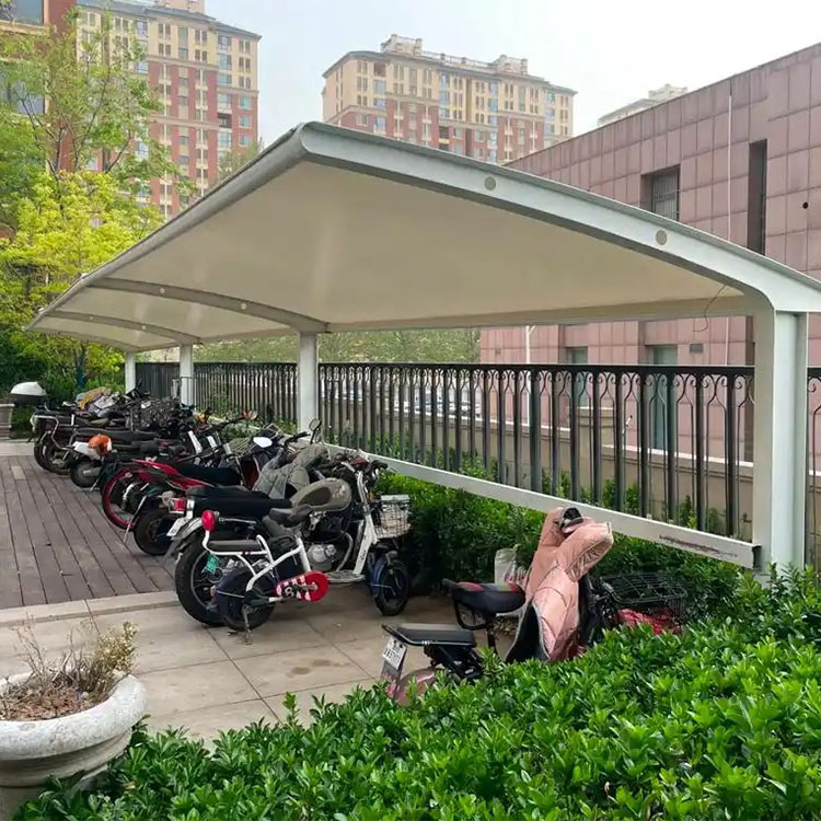 临潭县膜结构电动车棚